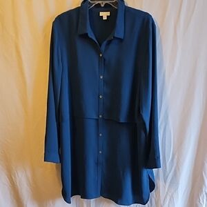 J Jill teal tunic/dress XL
